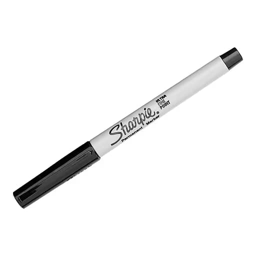 Sharpie Sharpie Ultra Fine Point (MOQ 12) Permanent Black Colour Marker. 37001