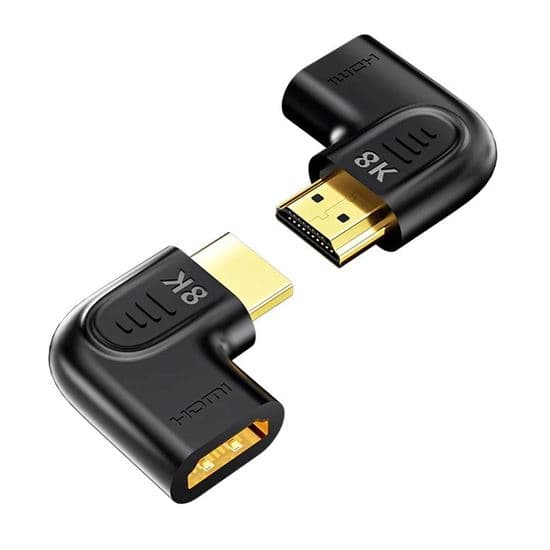 Unitek UNITEK 8K HDMI 90 & 270 Degree Vertical Flat  Adapter with A1047A