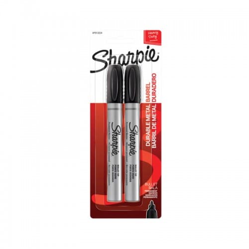 Sharpie Sharpie  2-Pack Metal Permanent Marker with Durable Bullet Tip. AP013224