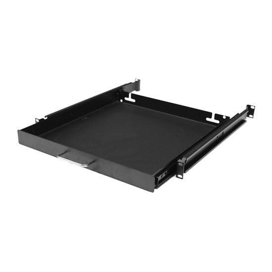 Dynamix DYNAMIX AV Rack 1RU sliding drawer with #10-32 screws. 450mm Deep. AVRSDRAWER1U