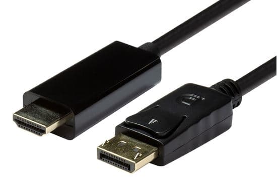 Dynamix DYNAMIX 3m DisplayPort 1.2 to HDMI 1.4 Monitor cable. Max C-HDMIDP-3