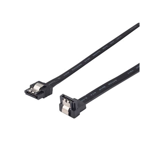 Dynamix DYNAMIX 0.5m Right Angled SATA 6Gbs Data Cable with Latch. C-SATA3-R