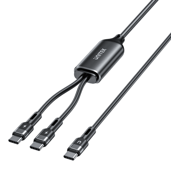 Unitek UNITEK 2-in-1 USB-C Cable with Dual Connectors. Fast Charge iPhone 16 C14146A