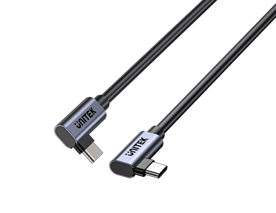 Unitek UNITEK 1m 100W Right Angle USB-C to Right Angle USB-C Cable. C14147A-1M