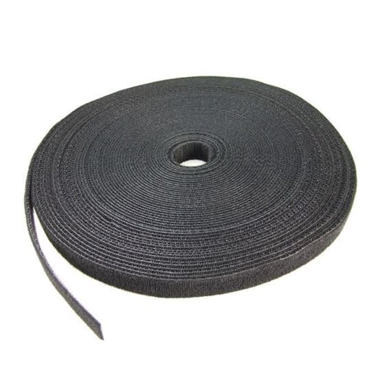 Dynamix DYNAMIX Hook & Loop Roll 20m x 20mm dual sided, BLACK colour CAB2020V