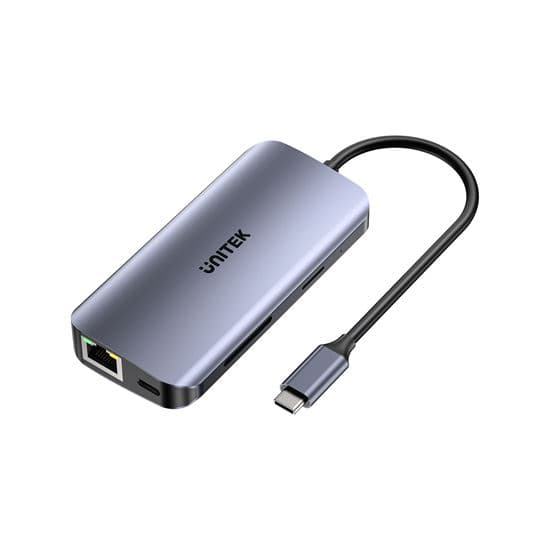Unitek UNITEK 8-in-1 5Gbps USB Multi-port Hub with USB-C Connector. D1122A