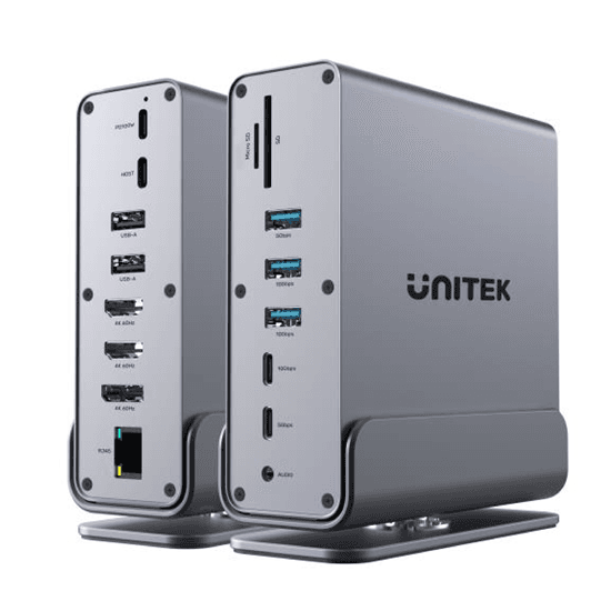 Unitek UNITEK 15-in-1 Universal DisplayLink 4K Docking Station. D1135A