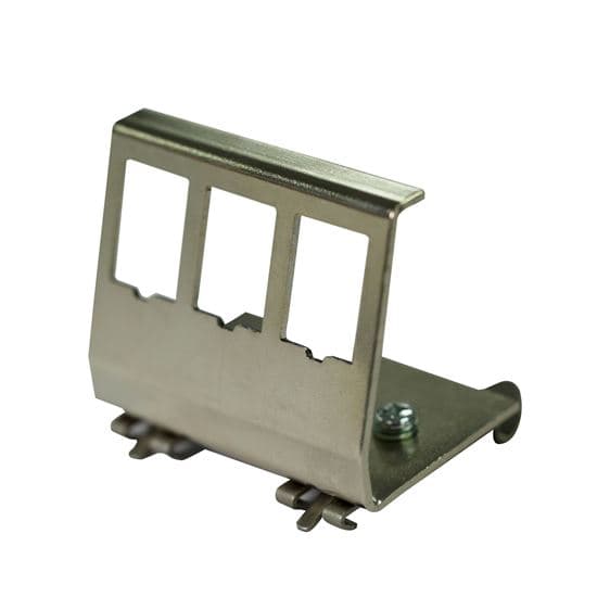 Dynamix DYNAMIX 3 Port Keystone to DIN Mount Metal Adapter Plate DIN0023