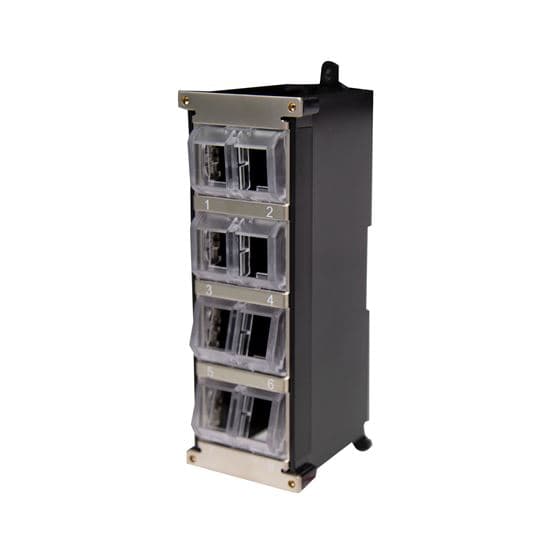 Dynamix DYNAMIX 8-port Unloaded Keystone DIN Rail-Mount Shielded Enclosure DINUKS8P