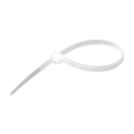 Dynamix 2.5 x 200mm Natural Cable Ties Pack of 100 80N/8.1kgs DY2002N