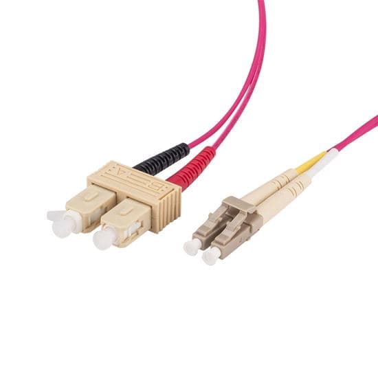 Dynamix DYNAMIX 0.5M 50u LC/SC OM4 Fibre Lead (Duplex, Multimode) FL-LCSCOM4-0