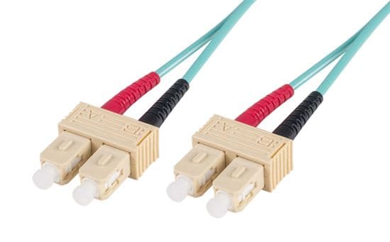 Dynamix DYNAMIX 0.5M 50u SC/SC OM3 Fibre Lead (Duplex, Multimode) FL-SCSC50-0