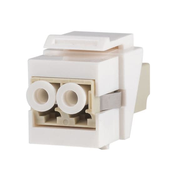 Dynamix DYNAMIX LC Duplex Multimode Slimline Keystone Face Plate FP-LCD-MM