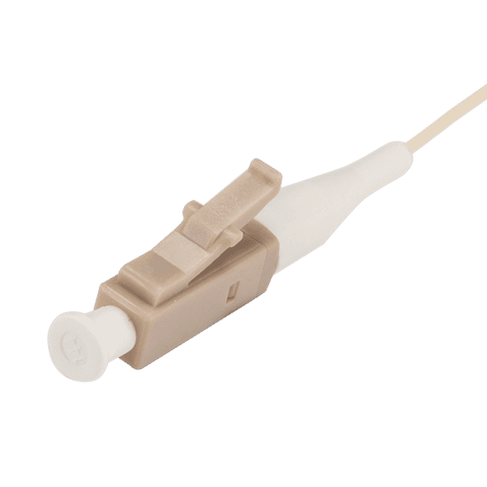 Dynamix DYNAMIX 2M LC Pigtail OM4 1x Piece White, 900um Multimode Fibre, Tight FPT-OM4LC