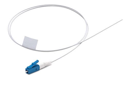 Dynamix DYNAMIX 2M LC Pigtail G657A1 single White, 900um Single-mode Fibre, FPT-OS1LC