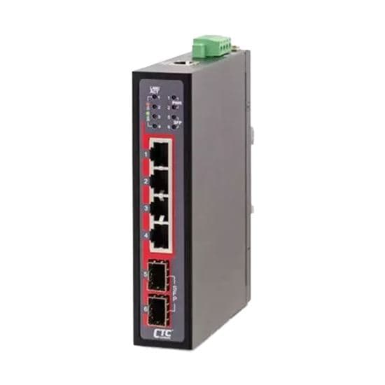 CTCunion CTC UNION 4 Port Fast Ethernet Managed Switch. -40C~+75C. IFS402CGSWE