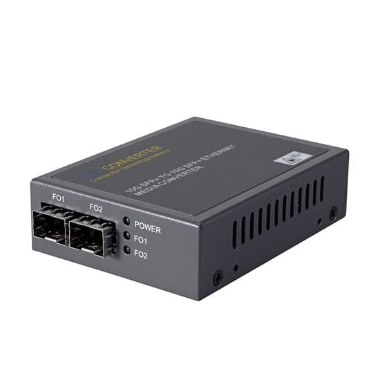CTS CTS Dual SFP+ 10G Media Converter. Single-mode & Multimode SFP. LAN-5002SFP