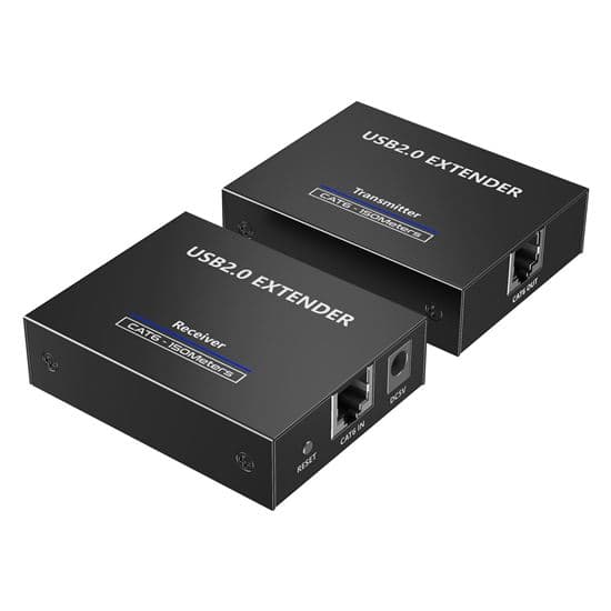 Lenkeng LENKENG 4-Port USB-A 2.0 Extender Over Cat5e/6/7 Network Cable. LKV100USB