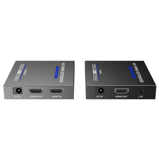 Lenkeng LENKENG HDMI 2.0 Extender over Cat6/6e Kit with PoC for Rx. LKV565P