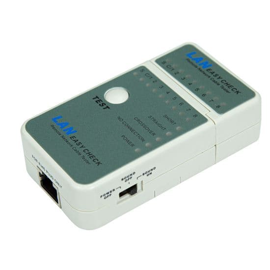 Dynamix DYNAMIX Mini LAN Data Cable Tester with LED & Beep Sound Indicators. LT-RJ5