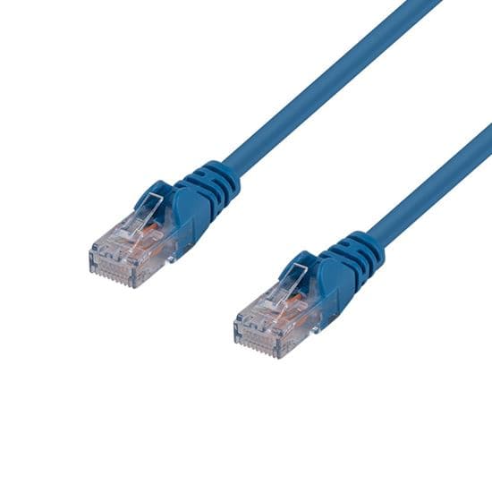 Dynamix DYNAMIX 3m Cat6 Blue UTP Patch Lead (T568A Specification) 250MHz PLE-C6A-3