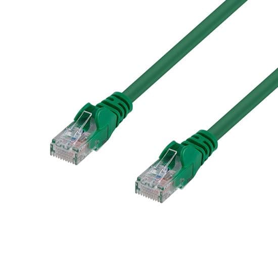 Dynamix DYNAMIX 2m Cat6 Green UTP Patch Lead (T568A Specification) 250MHz PLG-C6A-2