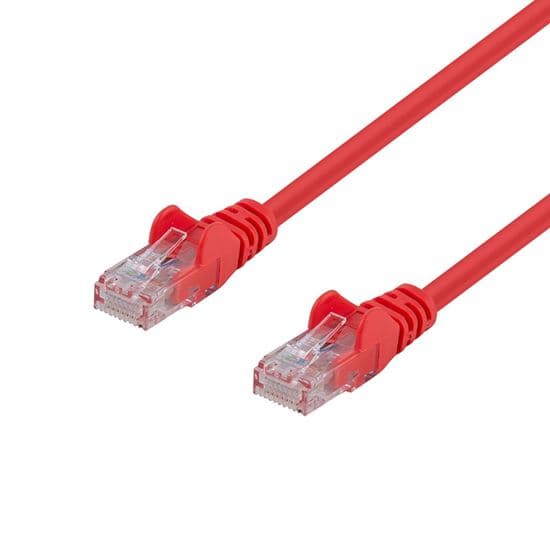 Dynamix DYNAMIX 0.3m Cat6 Red UTP Patch Lead (T568A Specification) 250MHz PLR-C6A-PP