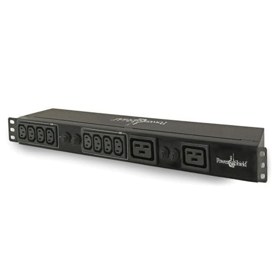 Powershield POWERSHIELD 10-Port 1RU Horizontal Power Rail with Hardwired Input PSPDU6K