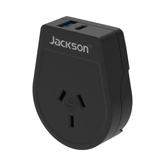 Jackson Outbound 20W PD Travel Adapter USB-A/C Ports NZ/AUS Plugs for PTA8809USBPD