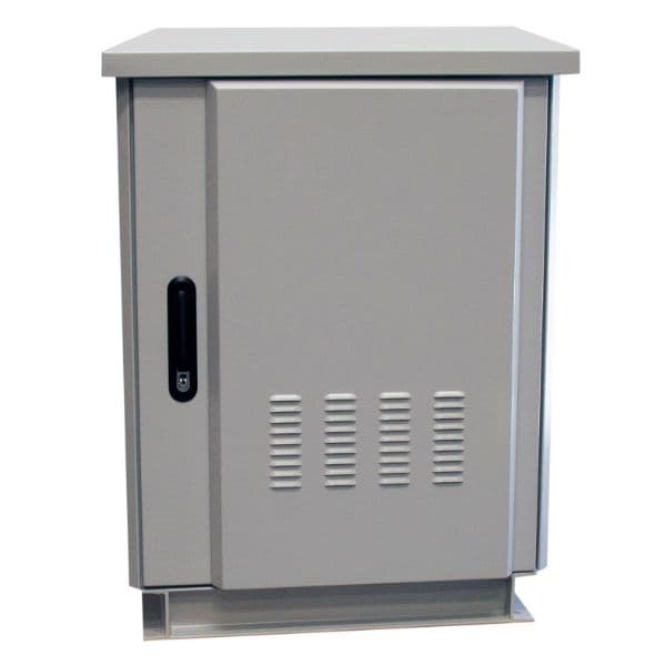 Dynamix 24RU Outdoor FreeStanding Cabinet. (800 X 800 X 24U) IP45 Rated ROD24-8X8GY