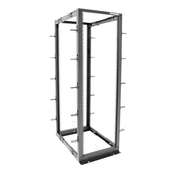 Dynamix DYNAMIX 37U 4 Post Depth Adjustable Open Frame Rack. ROF4P37