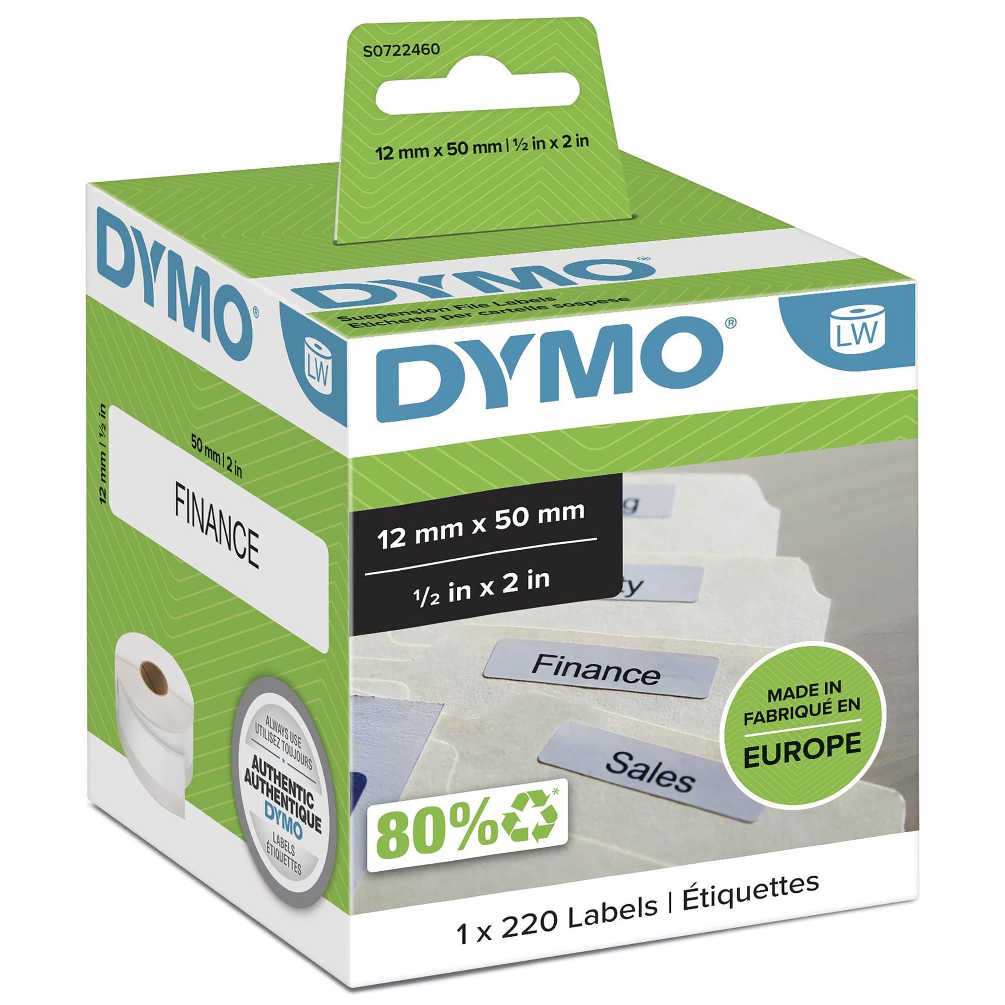 Dymo DYMO Genuine LabelWriter Suspension Filing Labels, S0722460