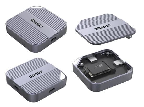 Unitek UNITEK MagSafe Magnetic M.2 2230 NVMe SSD Enclosure for iPhone 16/15 S1244A