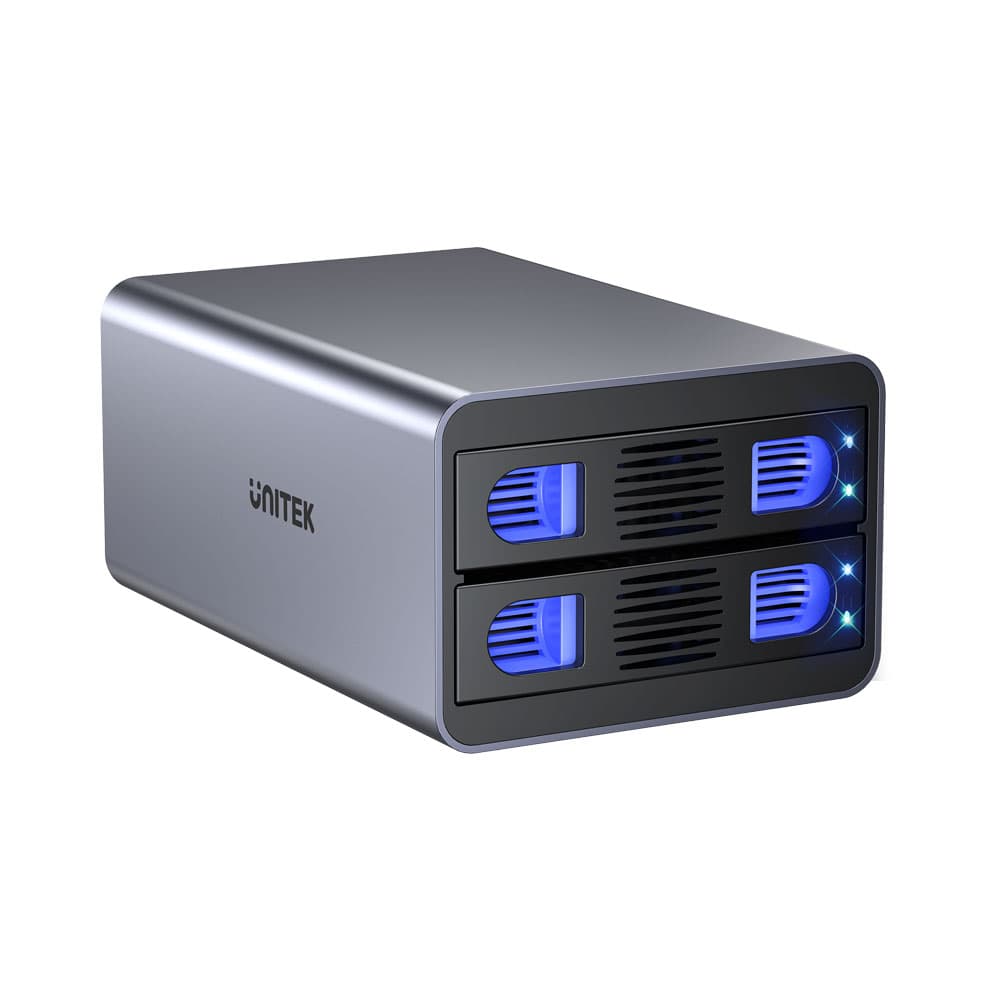 Unitek UNITEK 2-Bay External Hard Drive Enclosure. S1308A