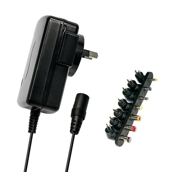 Dynamix DYNAMIX 2.5A Switch Mode Power Adapter 3/5/6/7.5/ 9/12V DC. SPA250