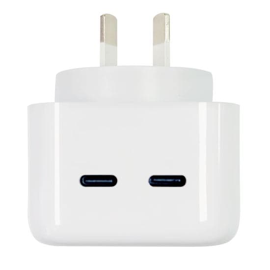 Dynamix DYNAMIX 35W Dual Port USB-C/C PD Wall Charger/Power Adapter. SPAPD35-2C