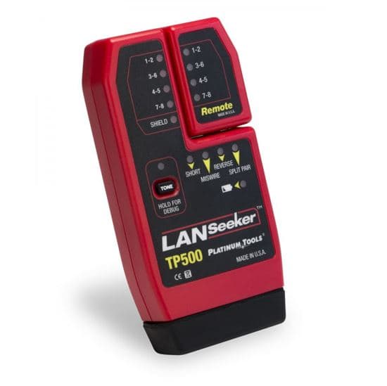 Platinum Tools PLATINUM TOOLS LANSeeker Cable Tester & Tone Generator. Identify TP500C