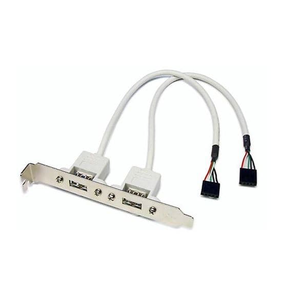 Dynamix DYNAMIX USB SLOT Card. USB-A Female Connector to 2x 5-Pin USB-SLOT-2