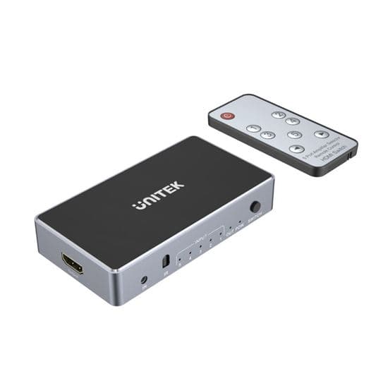 Unitek UNITEK 5-In-1-Out 4K HDMI 1.4b Switch. Supports up to 4K@30Hz V1110A