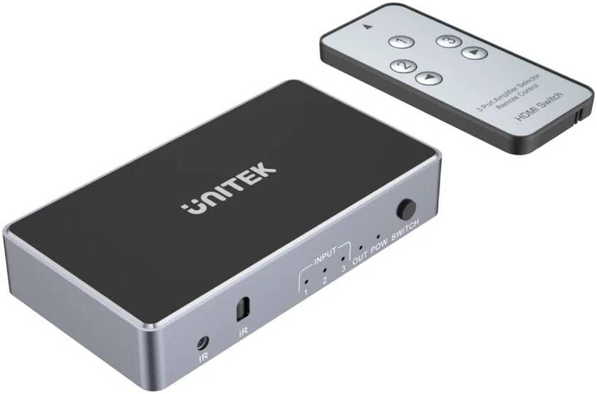 Unitek UNITEK 3-In-1-Out 4K HDMI 1.4b Switch. Supports up to 4K@30Hz V1111A