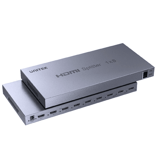 Unitek UNITEK 1-In-8-Out 4K HDMI 1.4 Splitter. Supports up to 4K@30Hz V1132A01