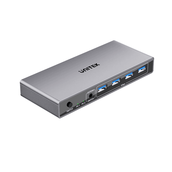 Unitek UNITEK 5Gbps DP KVM Switch. Switches Between 2 Devices, Shares V1310A