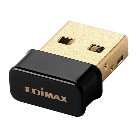 Edimax EDIMAX N150 Wi-Fi 4 Nano USB Adapter. Wireless 802.11b/g/n. WL7811UNV2