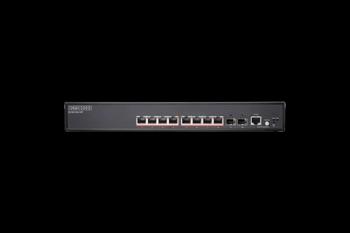 Edge-Core Networks Edge-Core ECS2100-10P Managed Switch 8-port PoE 125W 359346