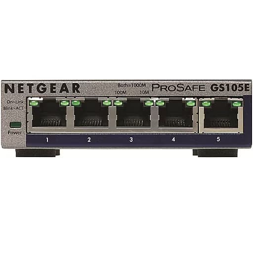 Netgear ProSafe Plus 5-Port Gigabit Ethernet Switch # 370254