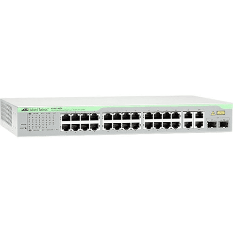 Allied Telesis AT-FS750/20-40 WebSmart switch 16-port 10/100TX + 2 10/100/1000T + 2 SFP/1000T Combo ports 10+ (each) # 393356