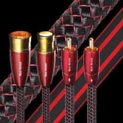 Audioquest 5M XLR to XLR Pair Cable - Red & Black 396917