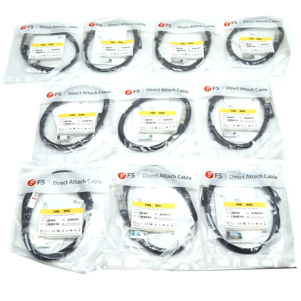 FS 2m 10G SFP+ Copper Twinax Cable 397469
