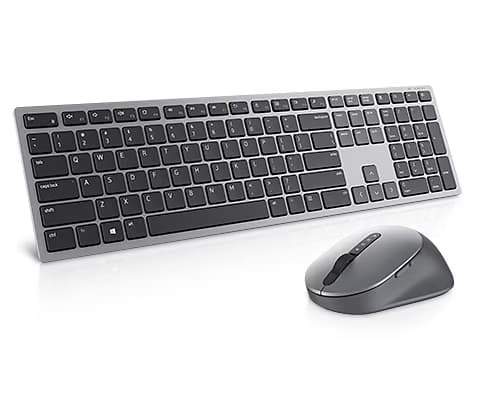 Dell KM7321W Multi-Device Wireless Keyboard and Mouse Combo - Titan Grey 473967