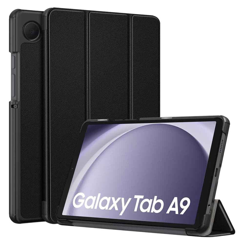 Armor-X Smart Tri-Fold Stand Magnetic PU Cover for Samsung Galaxy Tab A9 484251